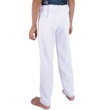 Pantaloni Capoeira Fit Bambino Arte - Bianco | berimbau