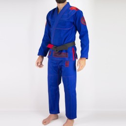 Мужское бжж-кимоно Pronto para batalha - синий | Боевые искусства