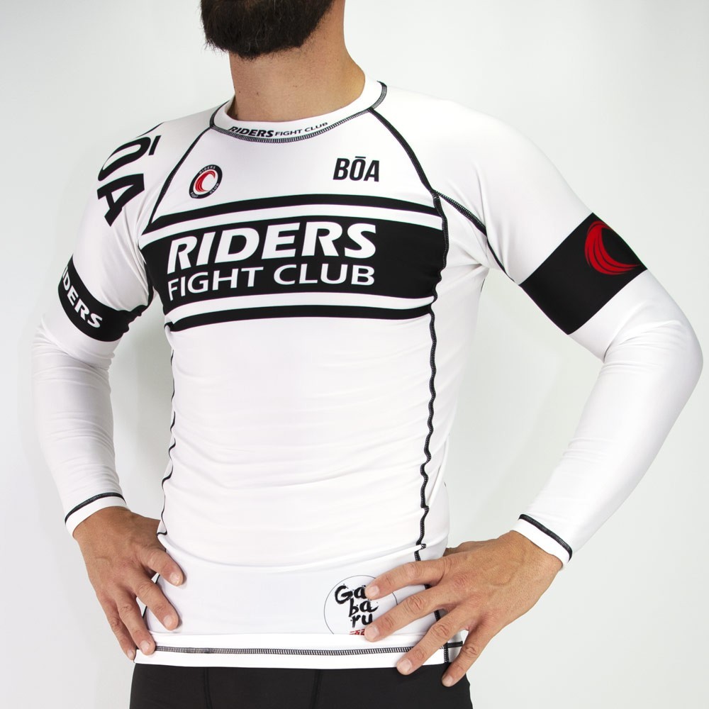 Бойцовский клуб Rashguards Riders белый sportivnyy klub