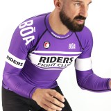 Бойцовский клуб Rashguards Riders фиолетовый sorevnovatel'naya trenirovka