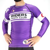 Бойцовский клуб Rashguards Riders фиолетовый zanimat'sya yedinoborstvami