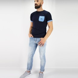 Camiseta Tudo bem Homem - Azul | look esportivo