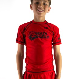 Rashguard enfant Mata Leão - Rouge t-shirt de compression