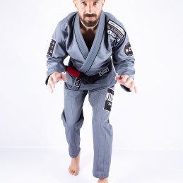 Jiu-Jitsu Kimono Nosso Estilo Grau für Wettbewerbe