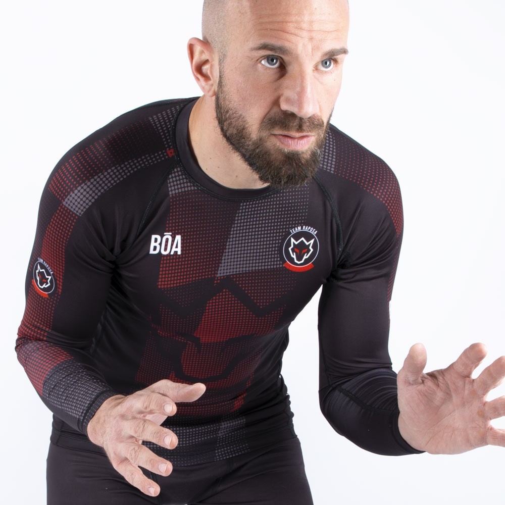 Рашгард команды NoGI Team Raposa в Сартрувиле sportivnyy klub