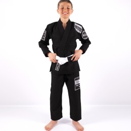 Kimono de Jiu Jitsu pour enfant - Nosso Estilo Noir sports de combat