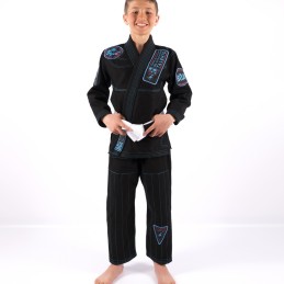 BJJ Kimono para crianças - Velha Boipeba Preto Artes marciais