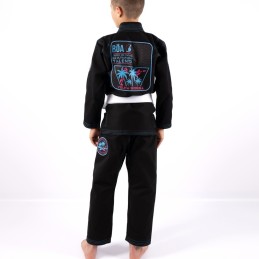 Kimono BJJ para niños - Velha Boipeba Negro para clubes sobre tatamis
