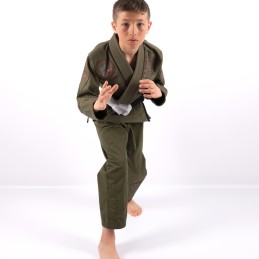 BJJ Kimono para crianças - Velha Boipeba cáqui para competições