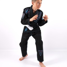 Kimono BJJ para niños - Velha Boipeba Negro para competiciones