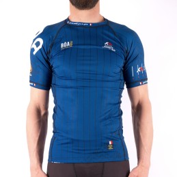 Rashguard de l'équipe de France de Grappling T-shirt de compression