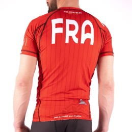 Rashguard de l'équipe de France de Grappling une tenue de combat