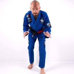 BJJ Kimono für Herren vom französischen Team Blau ideal für den Kampf