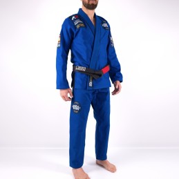 BJJ Kimono para homens da seleção da França Azul Artes marciais