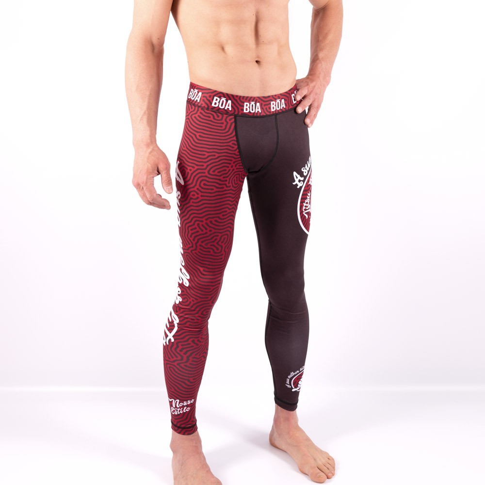 Grappling leggings for men - A sua melhor luta red
