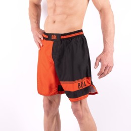 Men's Grappling Fight Shorts - Estilo de vida orange in competition
