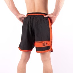 Pantalones Cortos de Grappling Hombre - Estilo de vida naranja en competición