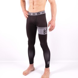 Grappling leggings for men - Estilo de vida grey for combat sport