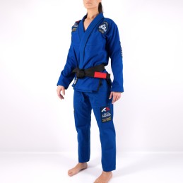 Kimono BJJ para mujer del equipo de Francia Azul un kimono para clubes de bjj
