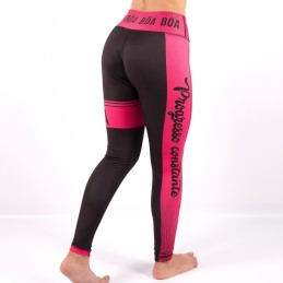 Grappling leggings for women Pink - Estilo de vida Boa
