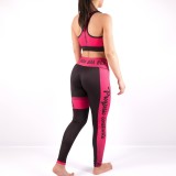 Legging de Grappling Rose pour femme - Estilo de vida Boa