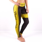 Leggings grappling para mujer Amarillo - Estilo de vida para deporte de combate
