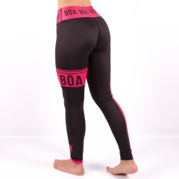 Grappling leggings for women Pink - Estilo de vida for the competition