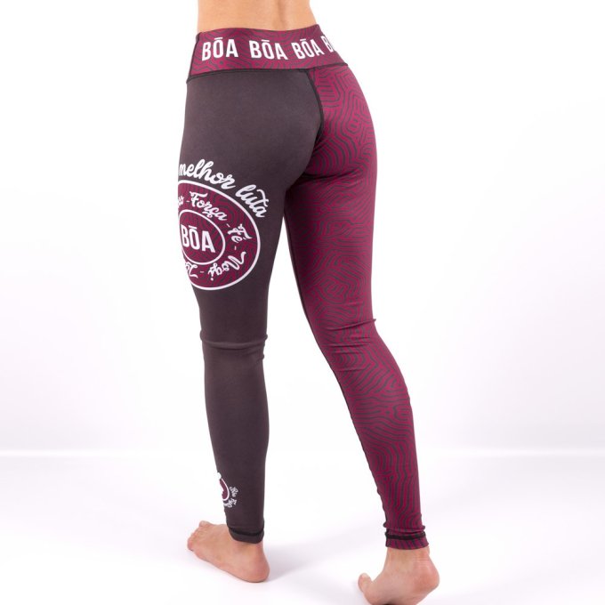 Women's Grappling Leggings - A sua melhor luta Purple for Sport