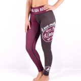 Leggings Grappling für Damen - A sua melhor luta Lila für Kampfsport