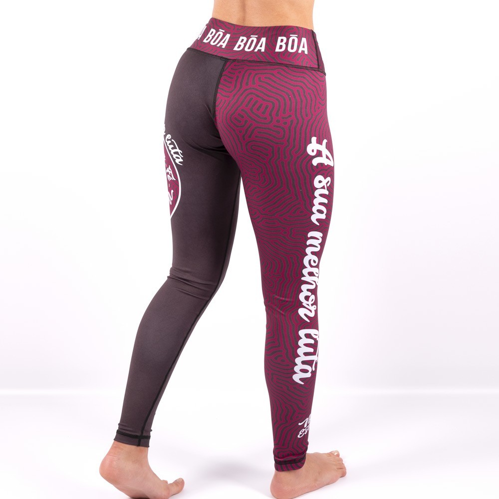 Leggings Grappling für Damen - A sua melhor luta Lila Boa