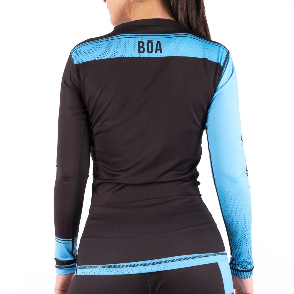 Rashguard Grappling für Damen - Estilo de vida Blau für den Wettbewerb