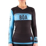 Grappling rashguard for women Blue - Estilo de vida for martial arts