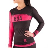 Rashguard Grappling für Damen - Estilo de vida rosa für Sport