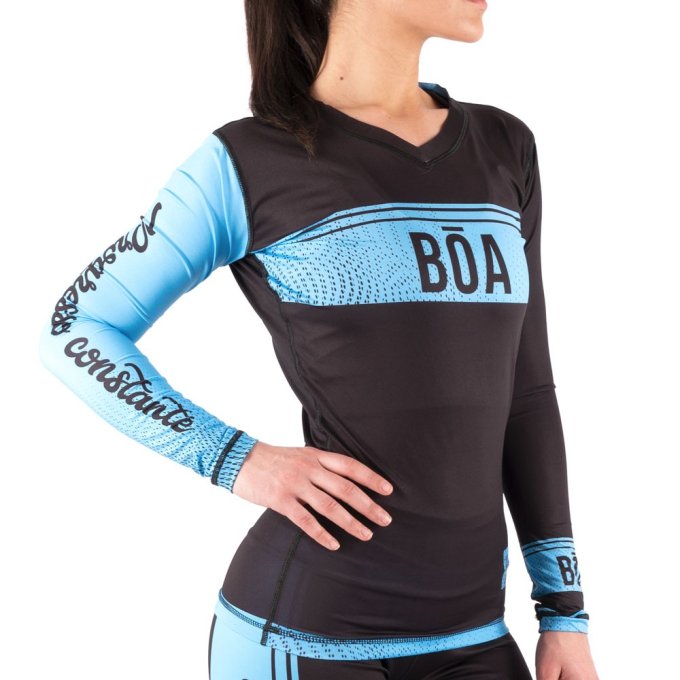 Rashguard Grappling da donna - Estilo de vida Blu Boa