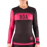 Rashguard grappling para mujer - Estilo de vida Rosa para artes marciales