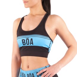 Grappling bra for women - Estilo de vida Blue for combat sport