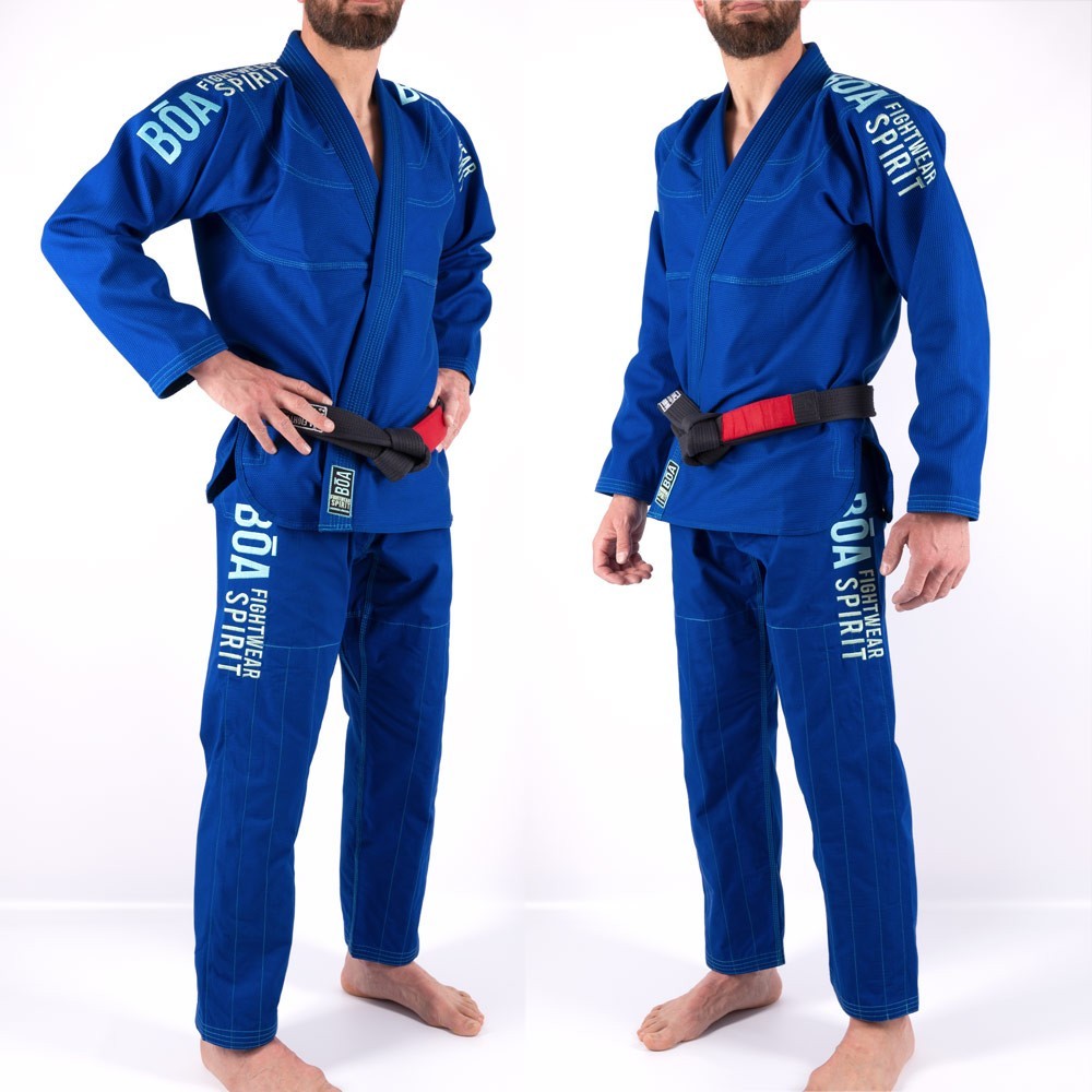 BRAWL BJJ Gi Men Uniform Brazilian Jiu Jitsu Kimono Suit Blue A0 A1 A2 A3 A4 A5 
