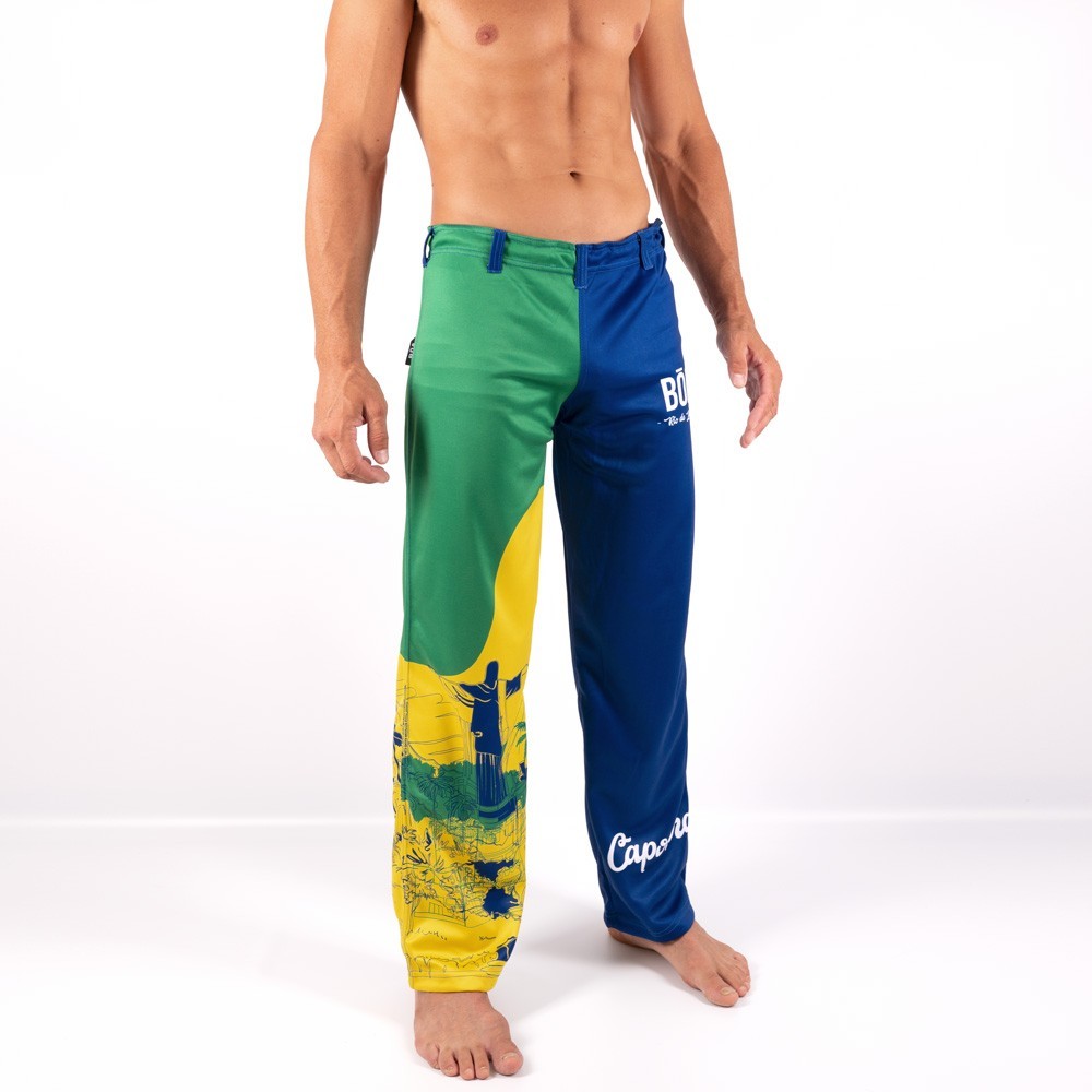 Bõa Pantaloni di Capoeira Uomo Tradição Bianco 