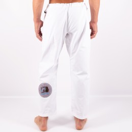 Pantalon de Luta Livre Esportiva Blanc
