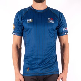 Camiseta seca del equipo francés de grappling
