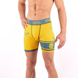 Pantalones cortos de compresión Jiu Jitsu - Formula da Luta Boa