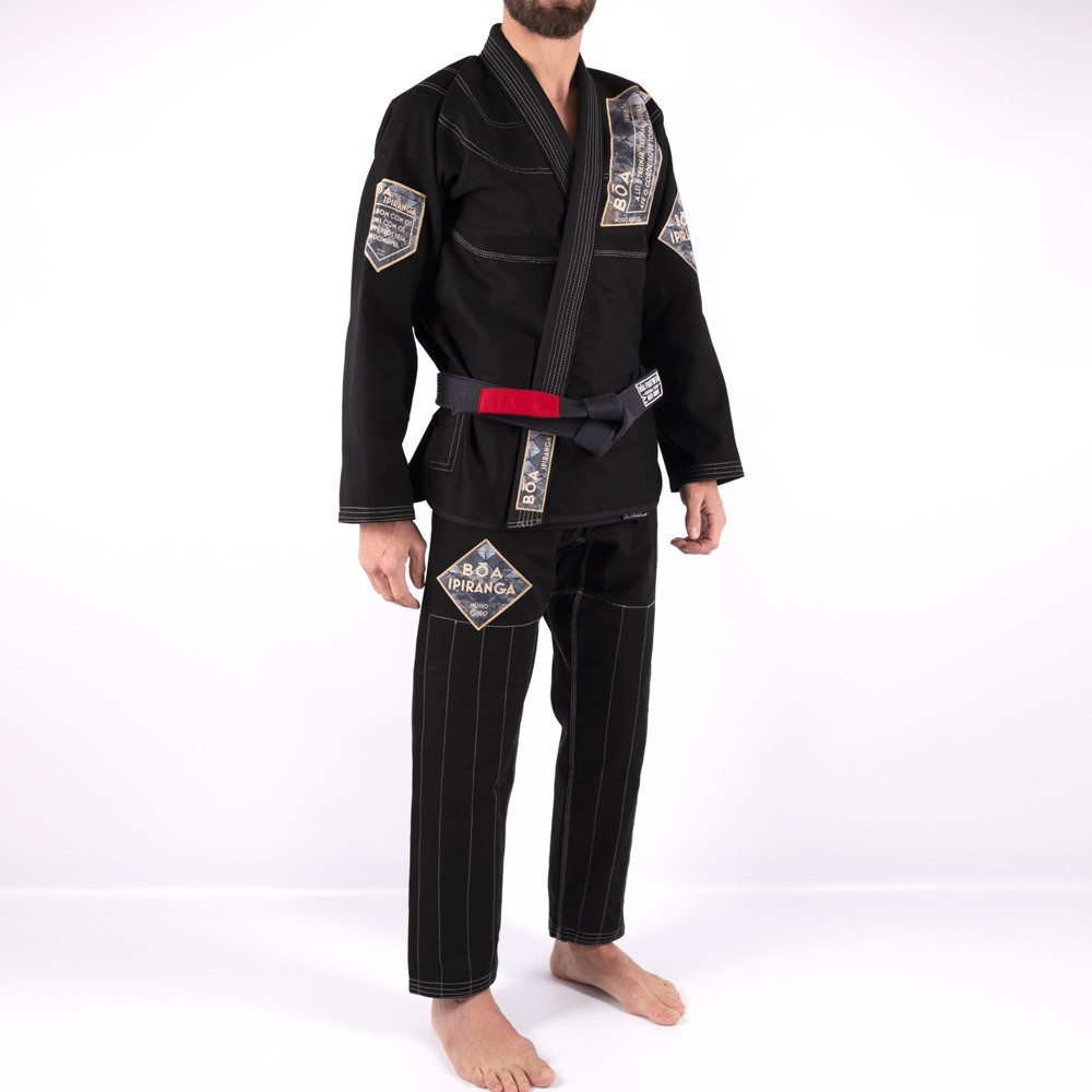 Jiu-Jitsu Kimono Men - Ipiranga Black Boa