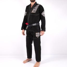 Kimono Jiu-Jitsu Masculino - Ipiranga preto Boa Fightwear