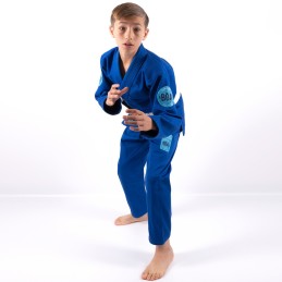 Kimono BJJ Gi für Kinder - Curitiba Blau die Praxis des brasilianischen Jiu-Jitsu
