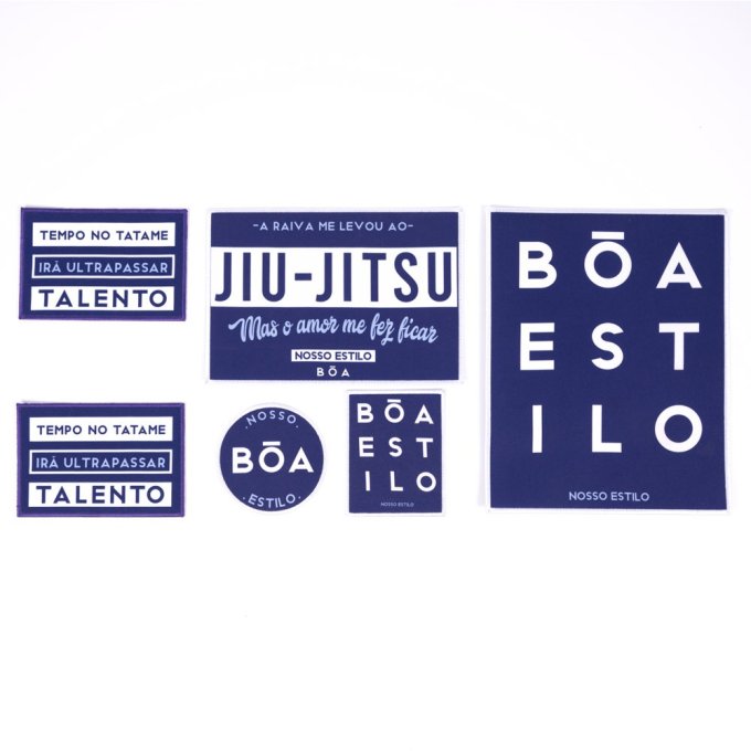 Brazilian Jiu-Jitsu patch for adults - Nosso Estilo Navy