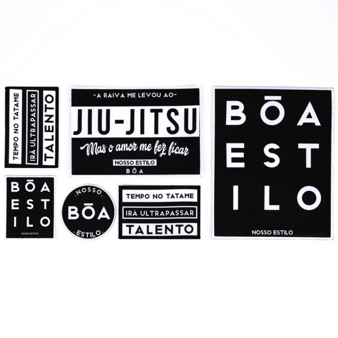 Patch Jiu-Jitsu brasiliano per adulti - Nosso Estilo