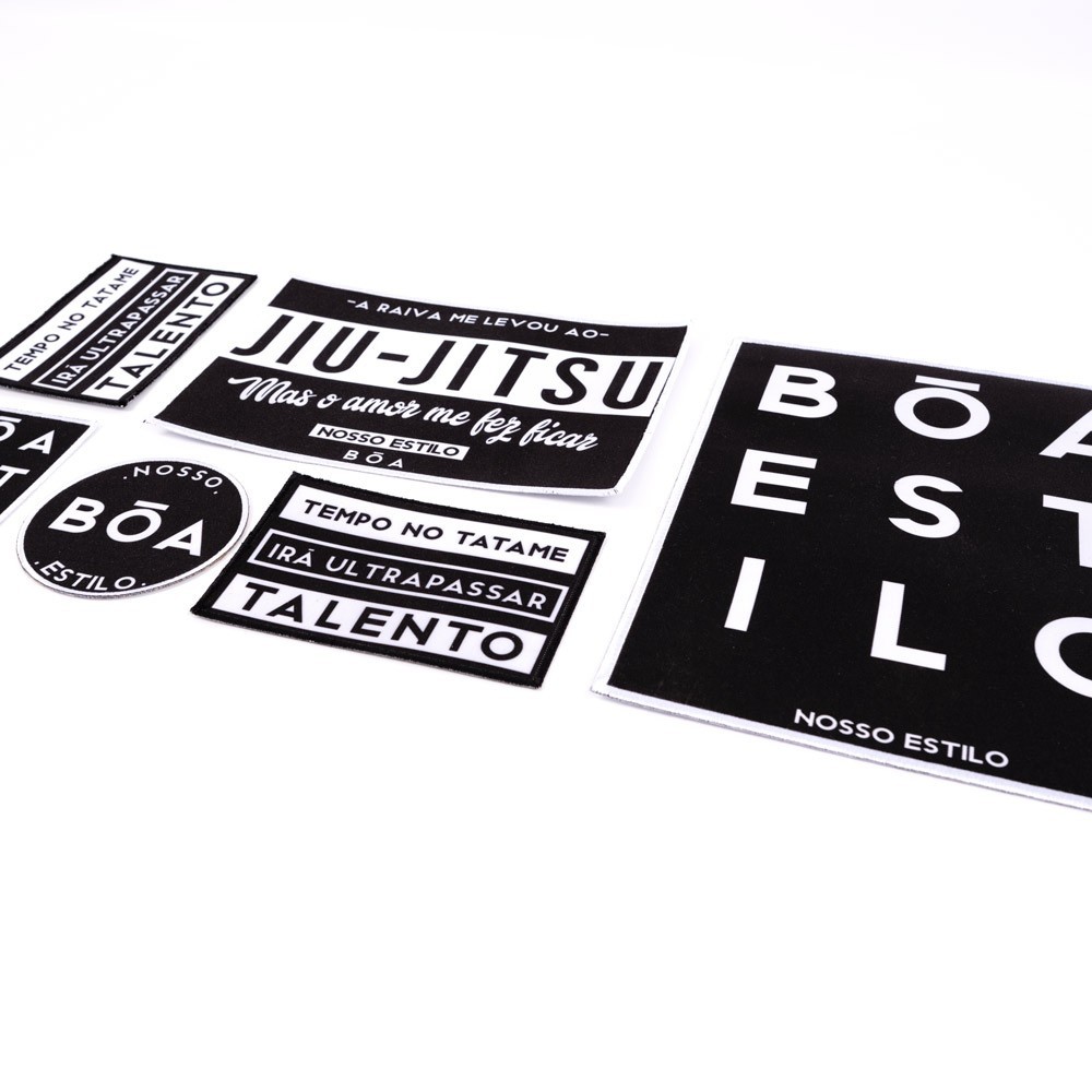 Brazilian Jiu-Jitsu patch for adults - Nosso Estilo Boa Fightwear