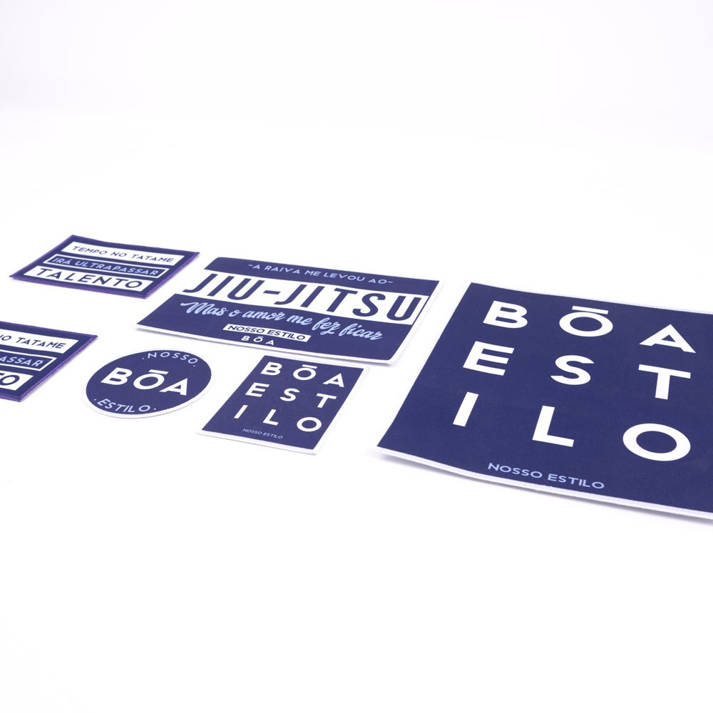 Brazilian Jiu-Jitsu patch for adults - Nosso Estilo Navy Boa Fightwear