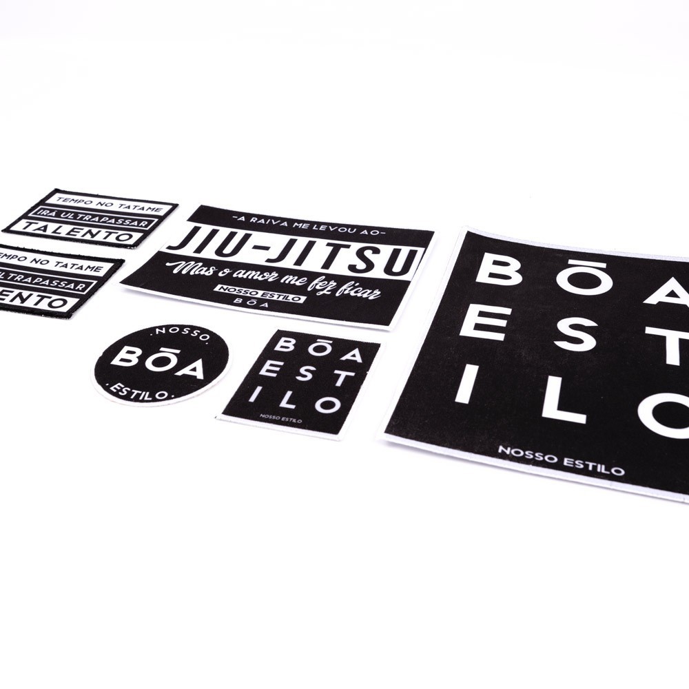 Patch de Jiu-Jitsu Brésilien pour enfant - Nosso Estilo Boa Fightwear