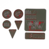 Brasilianisches Jiu-Jitsu-Patch für Kinder - Velha Boipeba Khaki